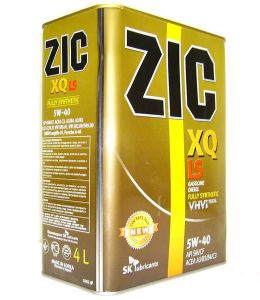 Моторное масло ZIC XQ LS 5W-40 4литра