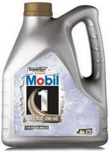 Синтетическое моторное масло Mobil 1 Arctic 0W-40, 4литра