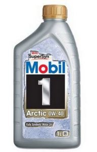 Синтетическое моторное масло Mobil 1 Arctic 0W-40, 1литр