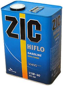 Моторное масло ZIC HIFLO 15W-40 4литра