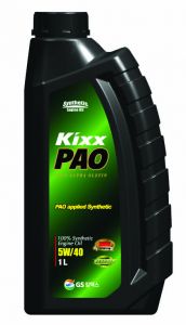 Моторное масло KIXX PAO 5W-40 1литр