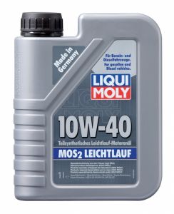 Полусинтетическое моторное масло LIQUI MOLY Leichtlauf MoS2 10W-40, 1литр