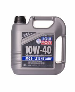 Полусинтетическое моторное масло LIQUI MOLY Leichtlauf MoS2 10W-40, 4литра