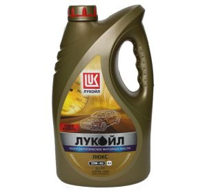 Полусинтетическое моторное масло Лукойл Люкс API SL/CF 10W-40, 4литра