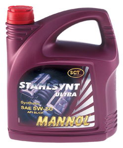Масло моторное MANNOL STAHLSYNT ULTRA 5W-50, 4 литра