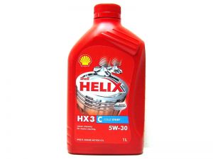 Минеральное моторное масло SHELL Helix HX3 C 5W-30  1литр