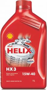 Минеральное моторное масло SHELL Helix HX3 15W-40  1литр