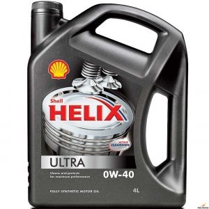 Полностью синтетическое масло Shell Helix Ultra 0W-40 4литра