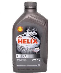 Полностью синтетическое масло Shell Helix Ultra 0W-40 1литр