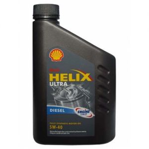 Полностью синтетическое моторное масло Shell Helix Diesel Ultra 5W-40 1литр