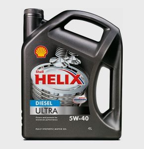 Полностью синтетическое моторное масло Shell Helix Diesel Ultra 5W-40 4литра