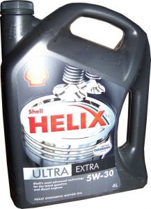 Полностью синтетическое моторное масло Shell Helix Ultra Extra 5W-30 4 литра
